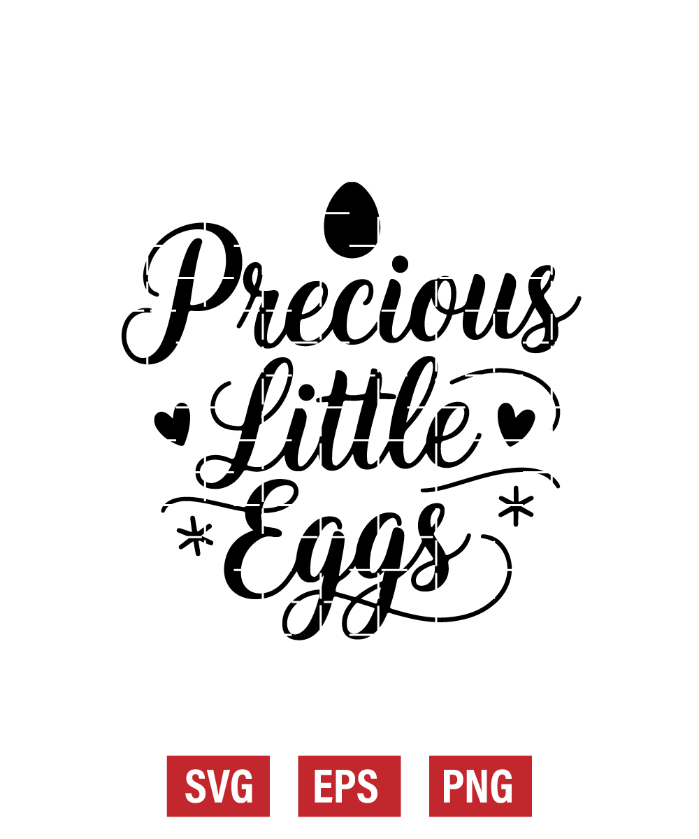 Precious Little Eggs Svg