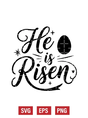 He Is Risen Svg