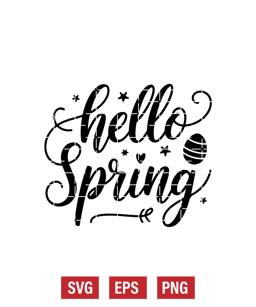 Hello Spring Svg