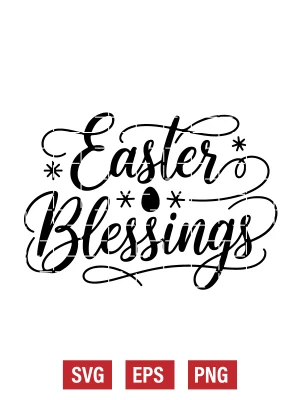 Easter Blessings Svg
