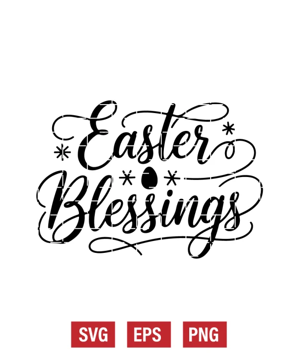 Easter Blessings Svg