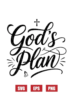 God's Plan Svg