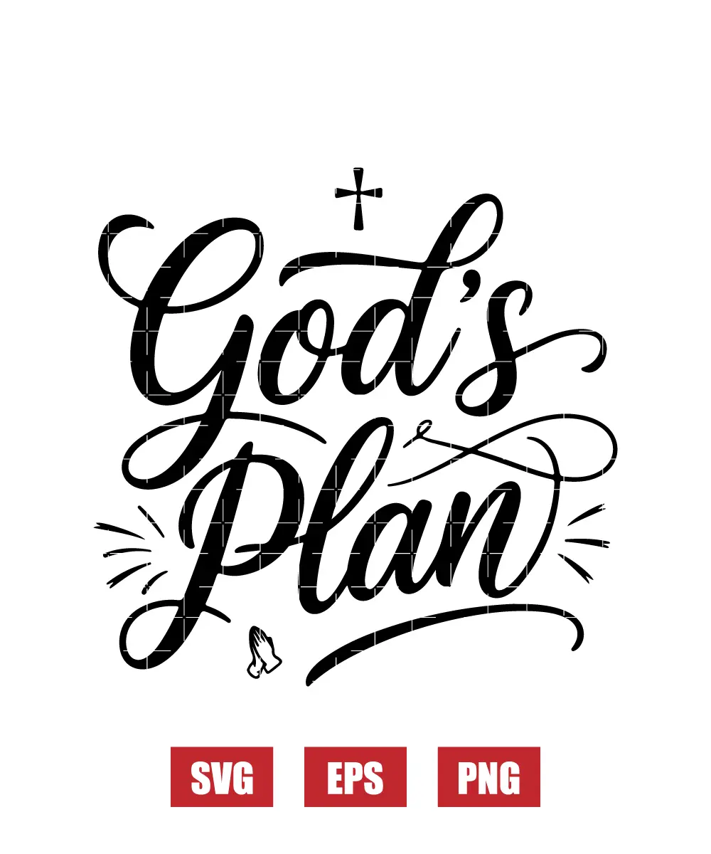 God's Plan Svg
