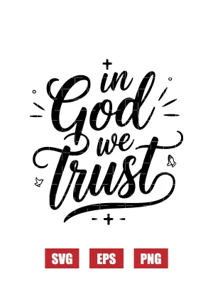 In God we Trust Svg