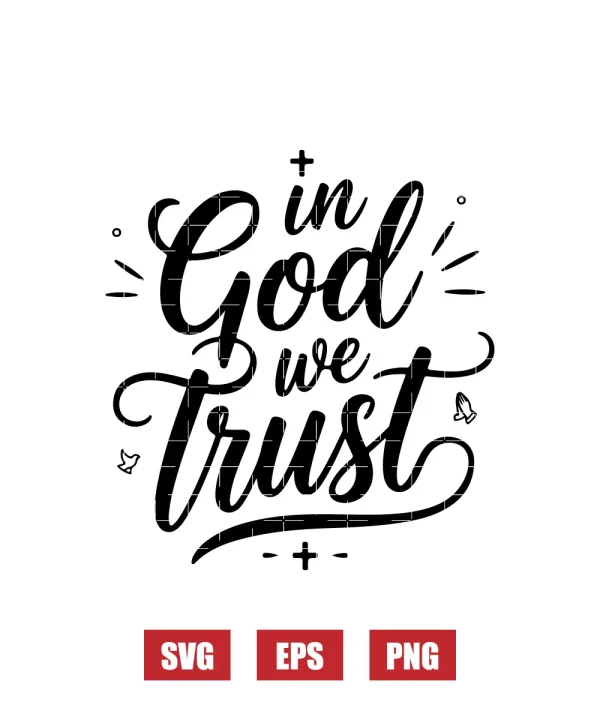 In God we Trust Svg