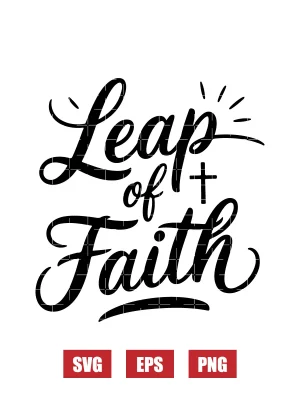 Leap of Faith Svg