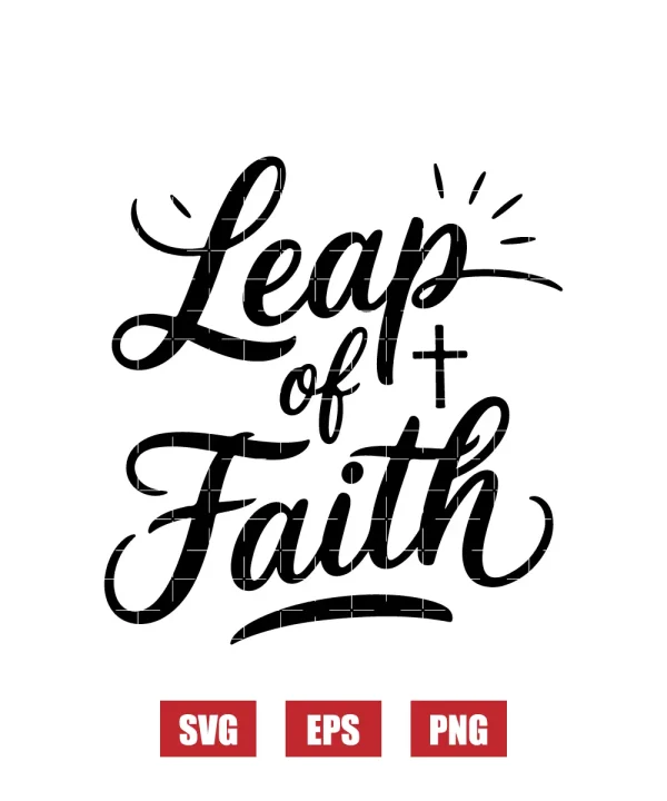 Leap of Faith Svg