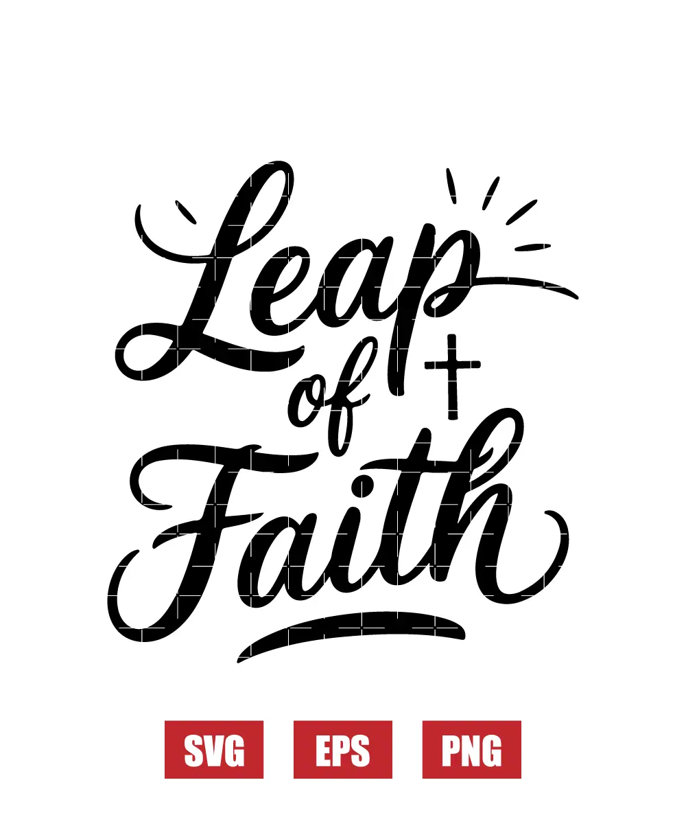 Leap of Faith Svg