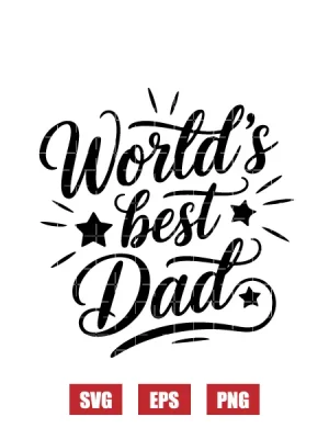 World's Best Dad Svg