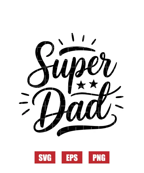 Super Dad Svg