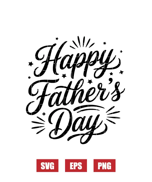 Happy Father's Day Svg