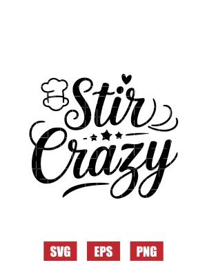 Stir Crazy Svg