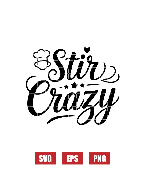 Stir Crazy Svg