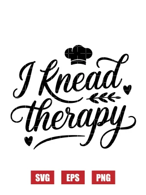 I Knead Therapy Svg
