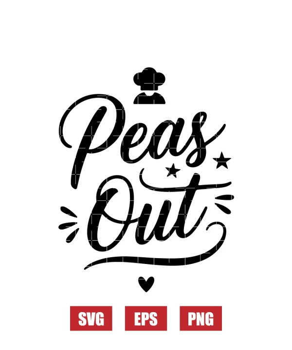 Peas Out Svg