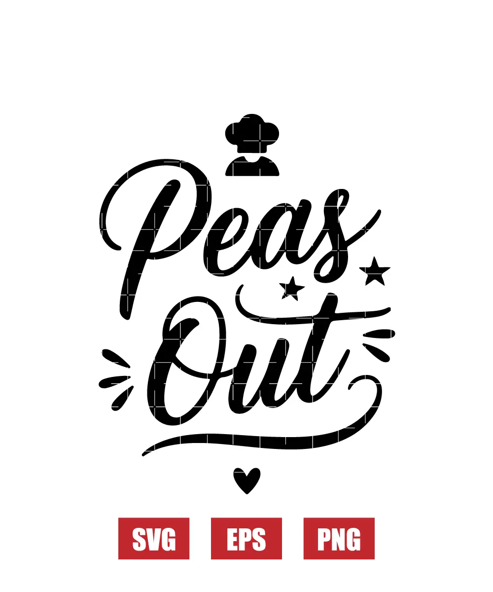 Peas Out Svg