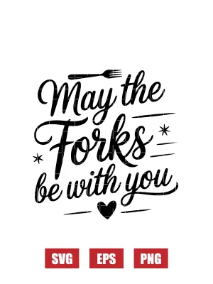 May the Forks Be With You Svg
