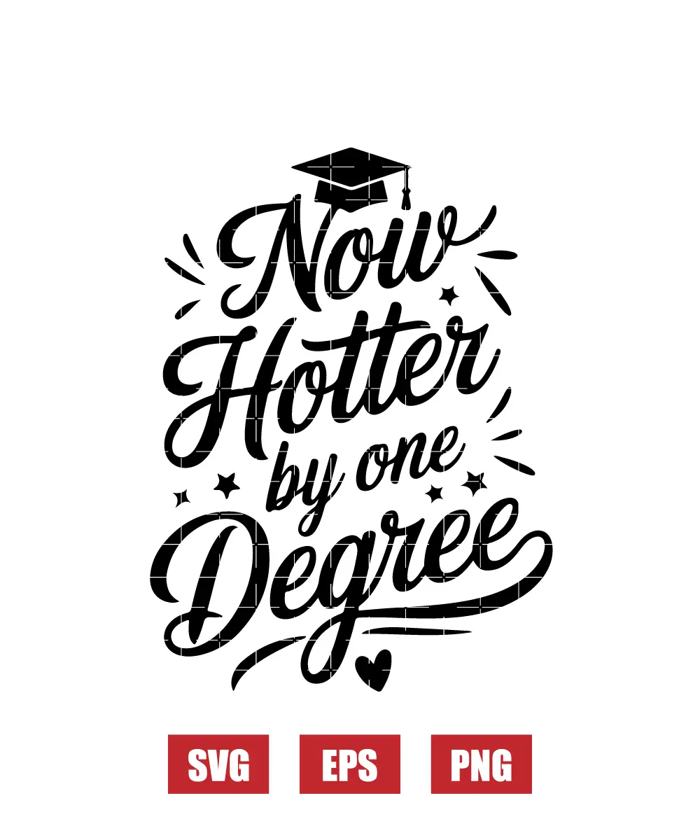 Now Hotter by one Degree Svg