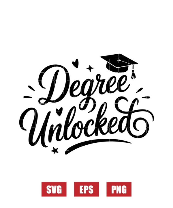 Degree Unlocked Svg