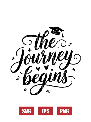 The Journey Begins Svg