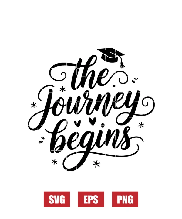 The Journey Begins Svg