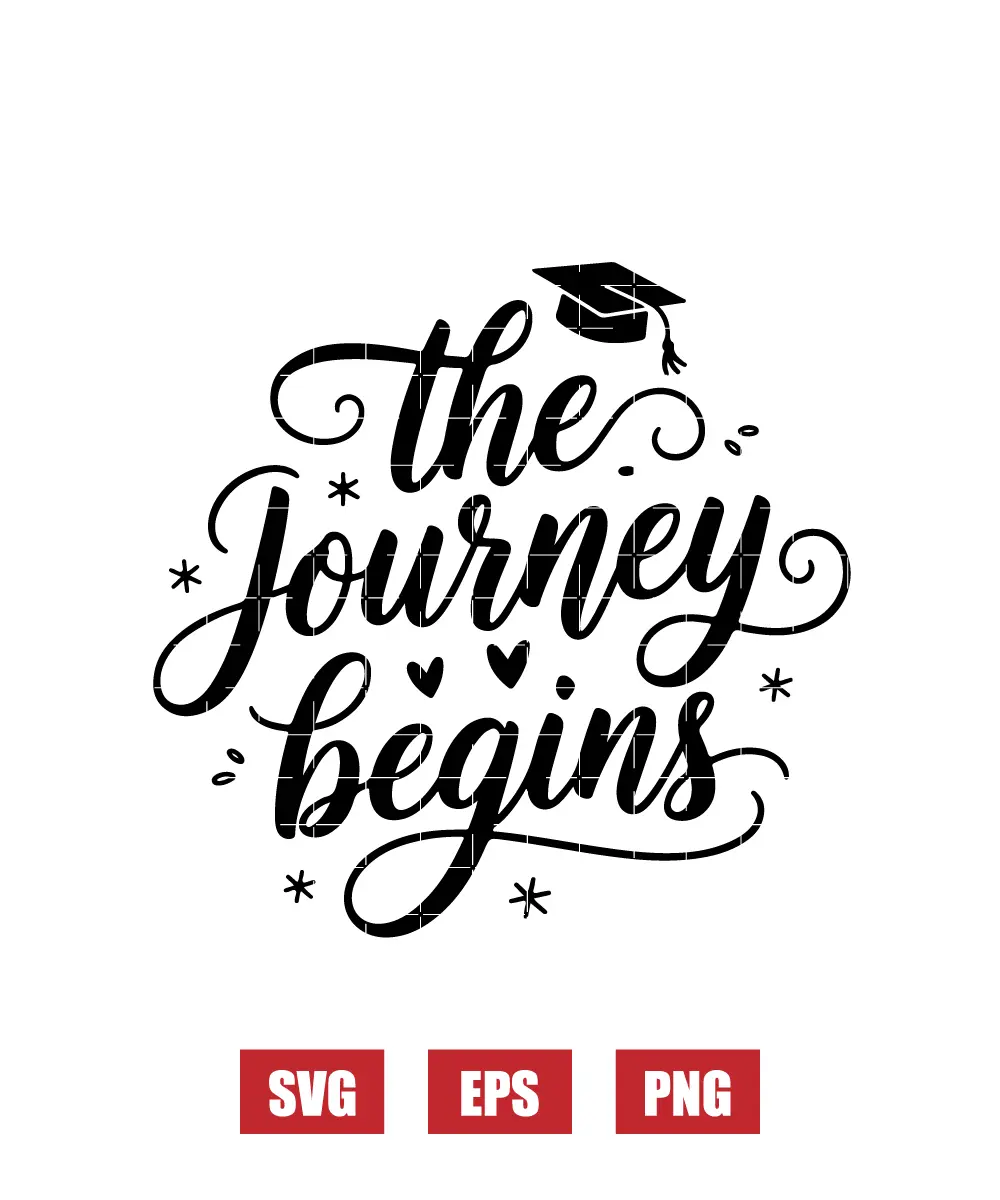 The Journey Begins Svg