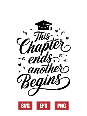 This Chapter ends, another Begins Svg
