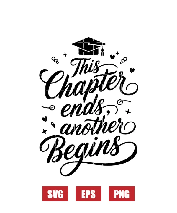 This Chapter ends, another Begins Svg