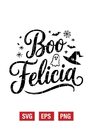Boo Felicia Svg