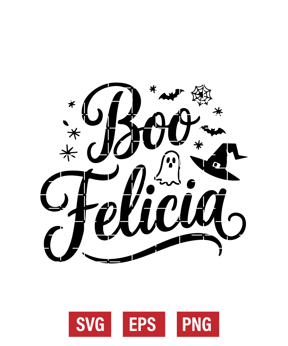 Boo Felicia Svg