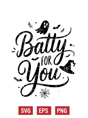 Batty for You Svg