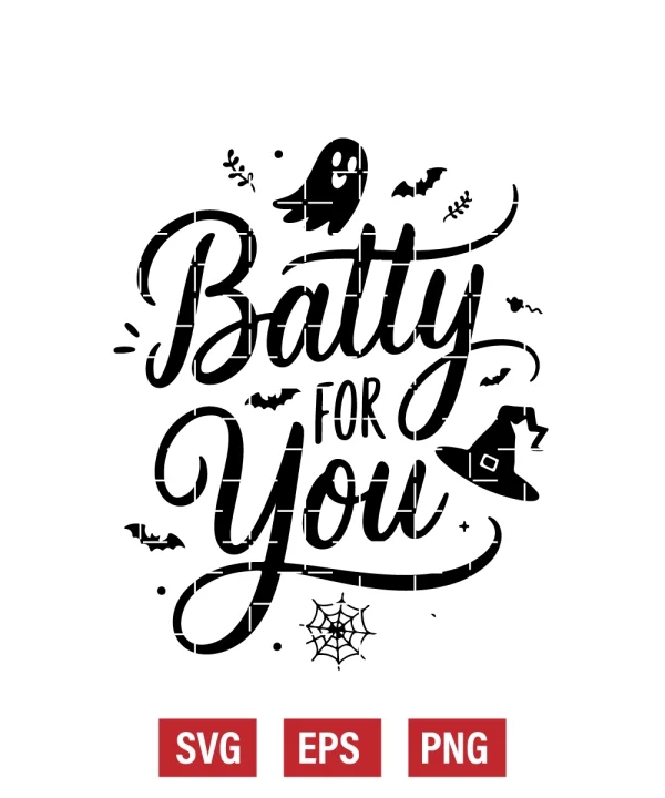 Batty for You Svg