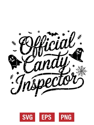 Official Candy Inspector Svg