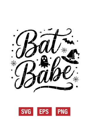 Bat Babe Svg