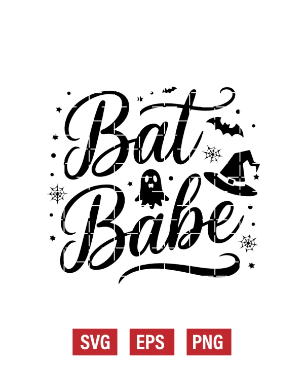 Bat Babe Svg