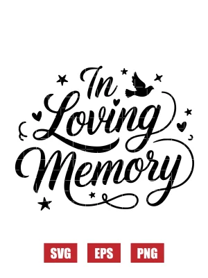 In Loving Memory Svg