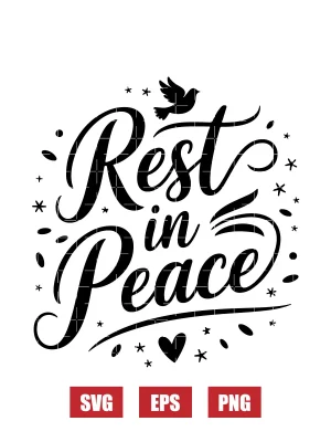Rest in Peace Svg