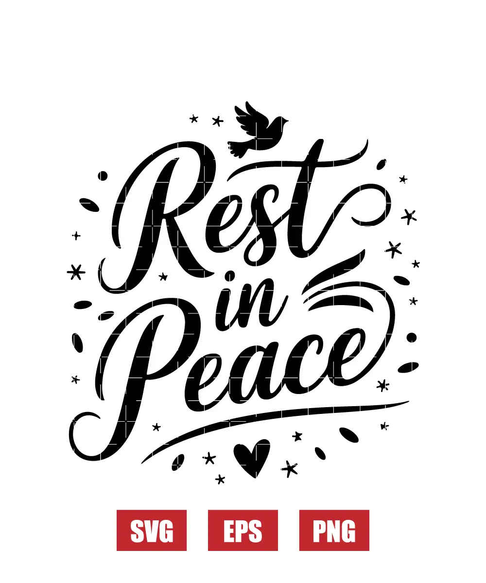 Rest in Peace Svg