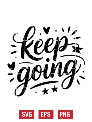 Keep Going Svg