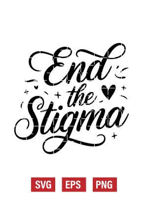 End The Stigma Svg