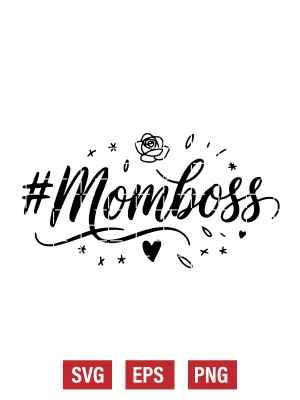 Mom Boss Svg