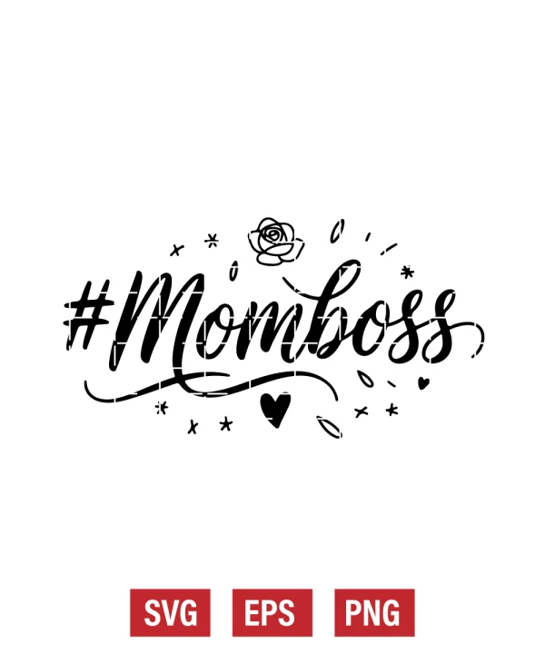 Mom Boss Svg