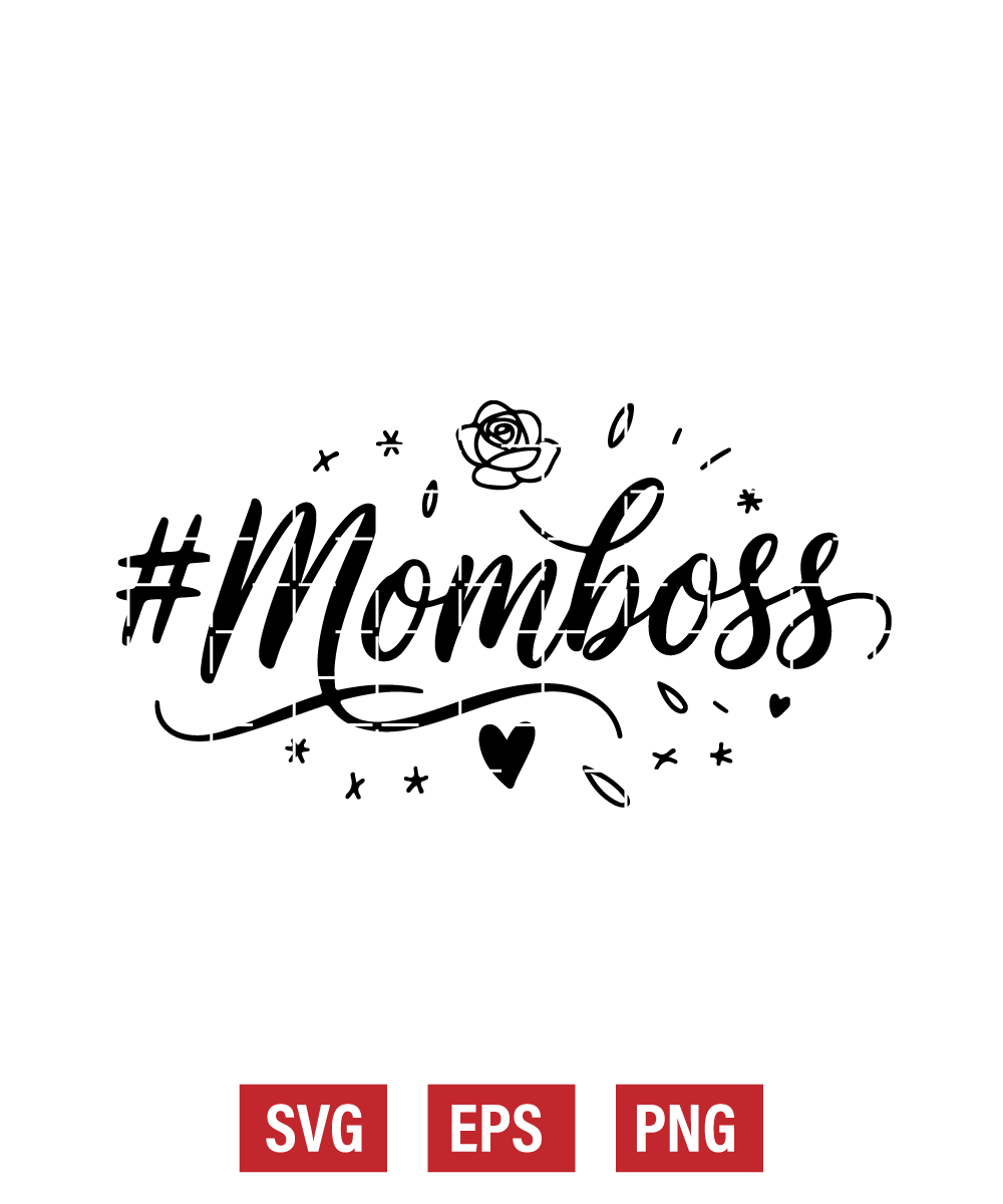Mom Boss Svg