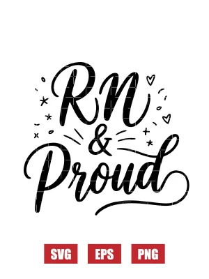 RN & Proud Svg