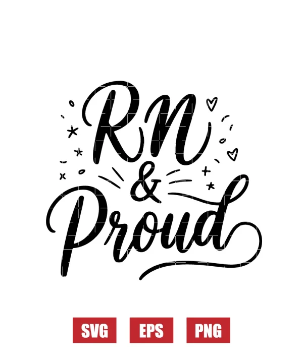 RN & Proud Svg