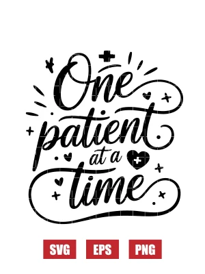 One Patient at a Time Svg