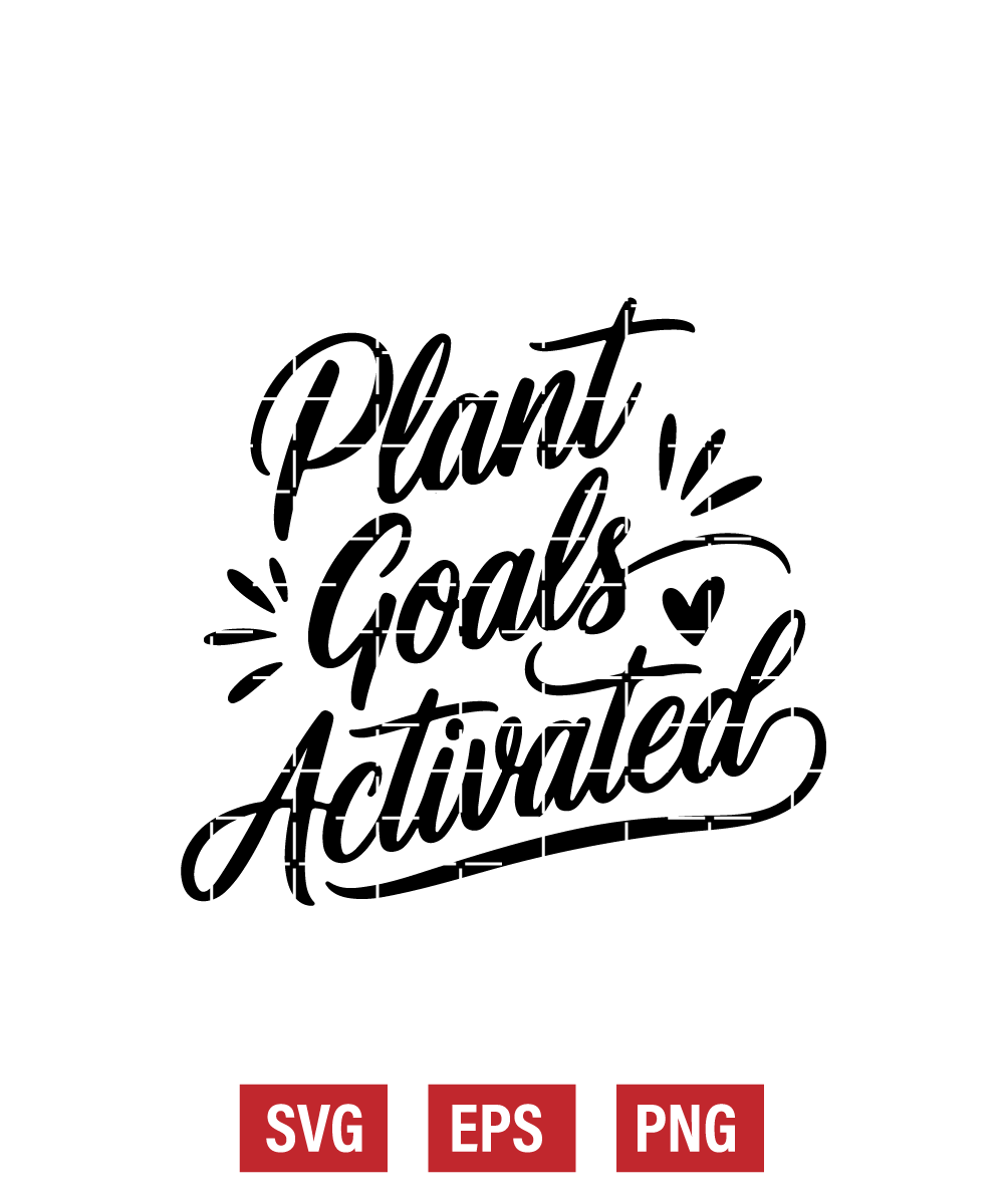 Plant Goals Activated Svg