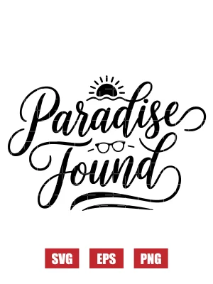 Paradise Found Svg