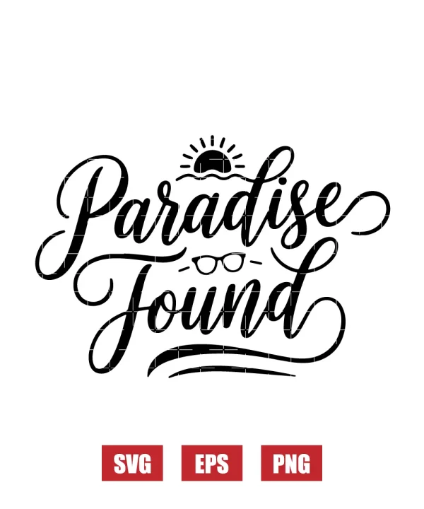 Paradise Found Svg