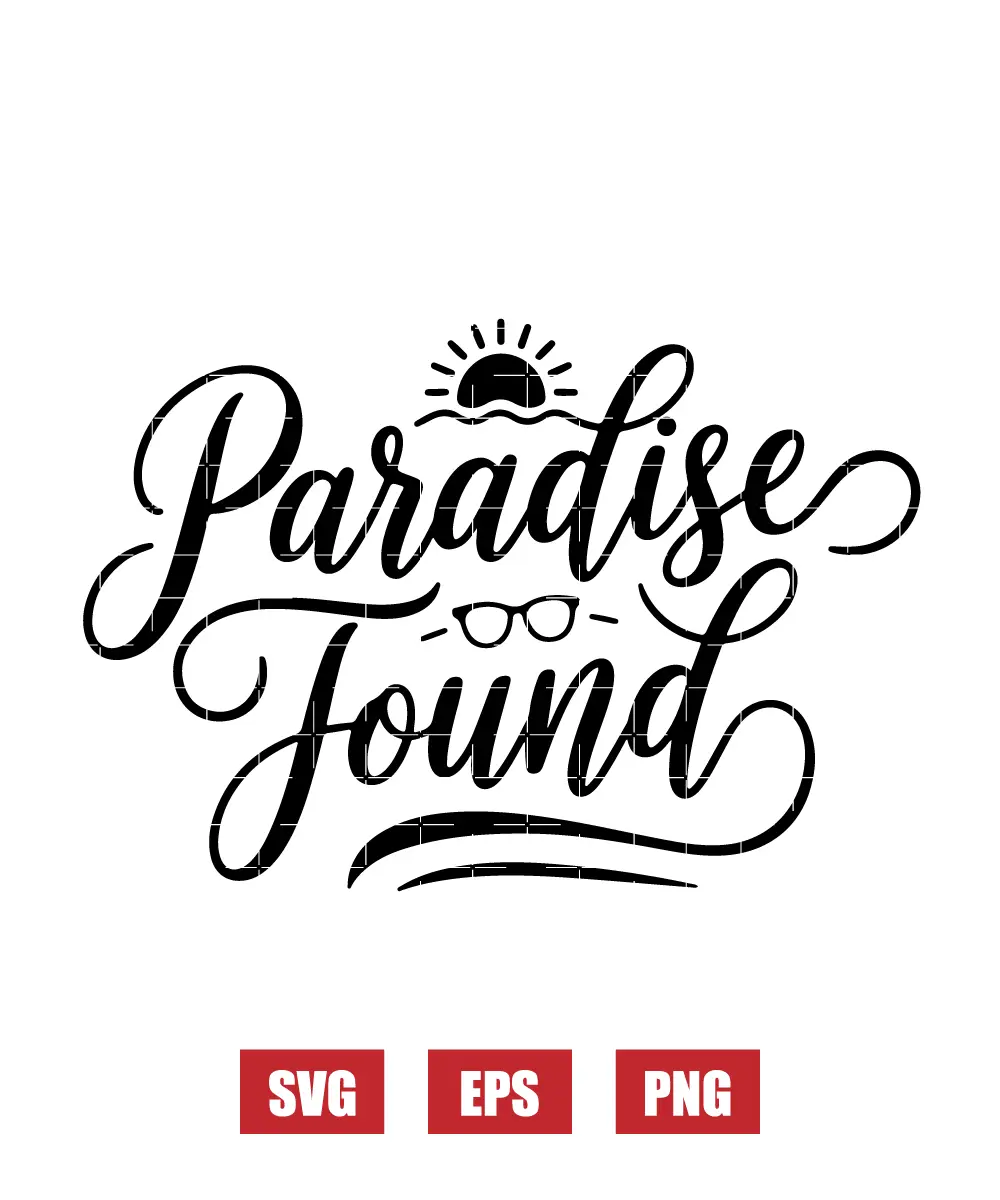 Paradise Found Svg